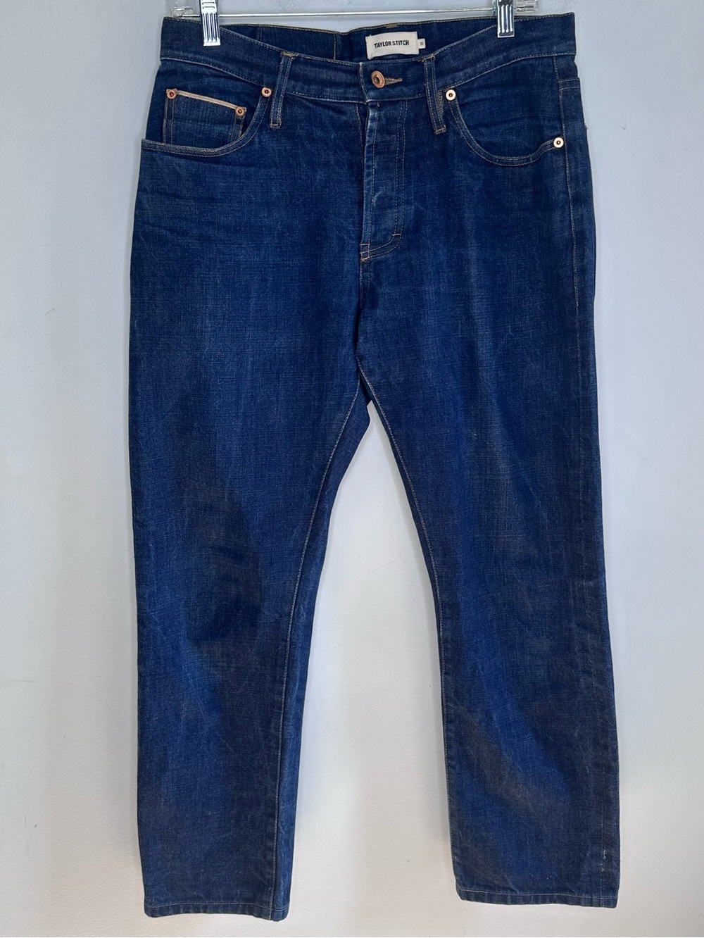 Taylor Stitch Men’s Democratic Organic Selvedge Red Stitch Jeans